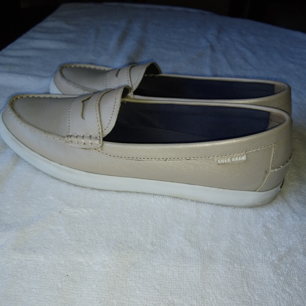 Cole Haan Gold Loafers